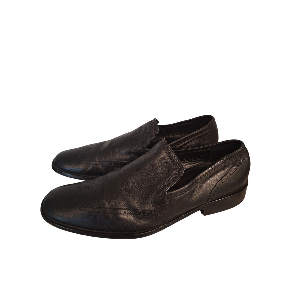 Gucci Men's leather Shoes Loafers Classic Black Size 9.5 US/43 EUR‎ /9 UK - Picture 5 of 10